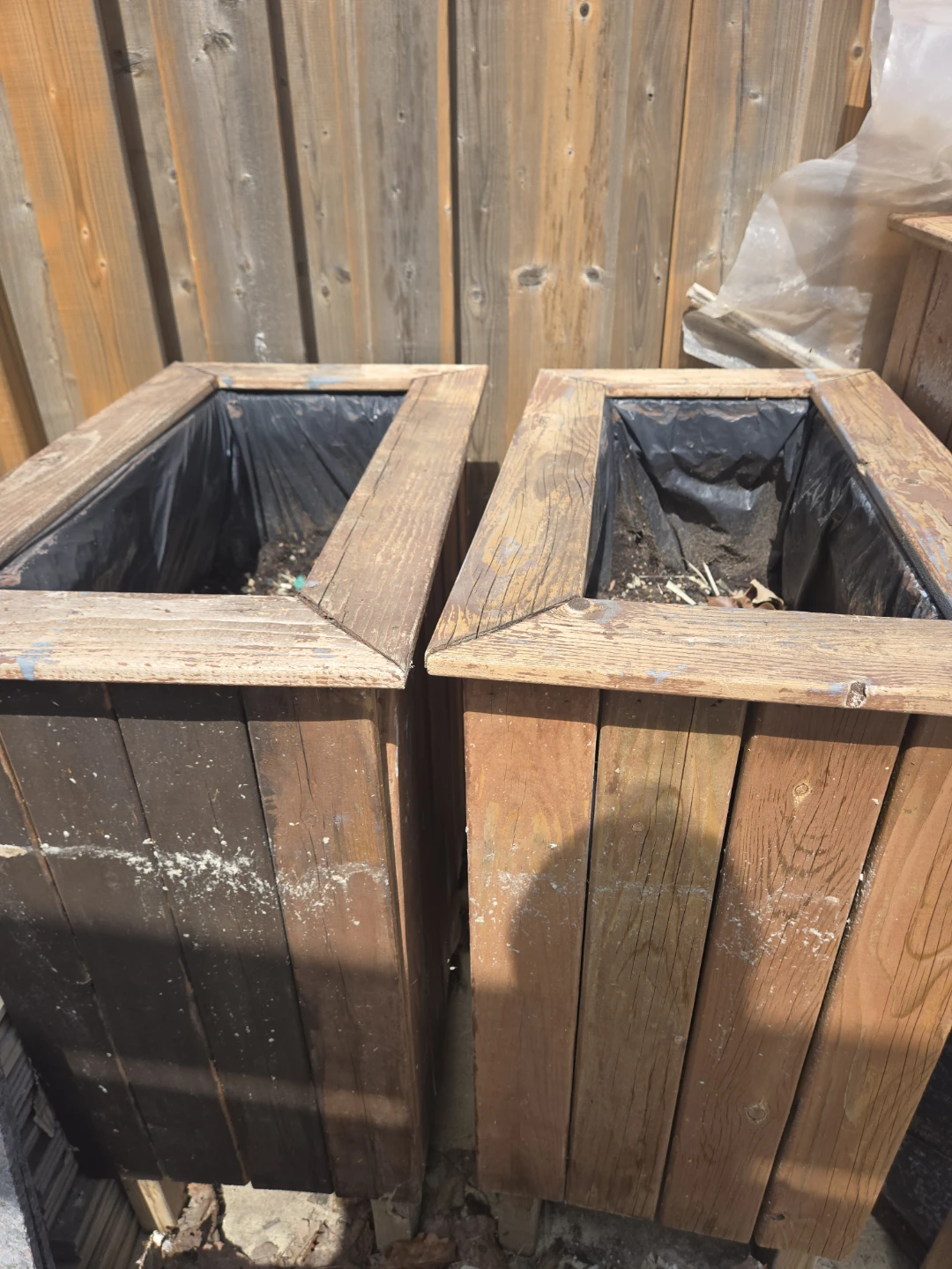 Set of 3 Wooden Planters - photo 5