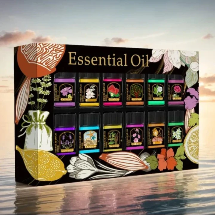 Essential Oil Set - 12 Mini Bottles