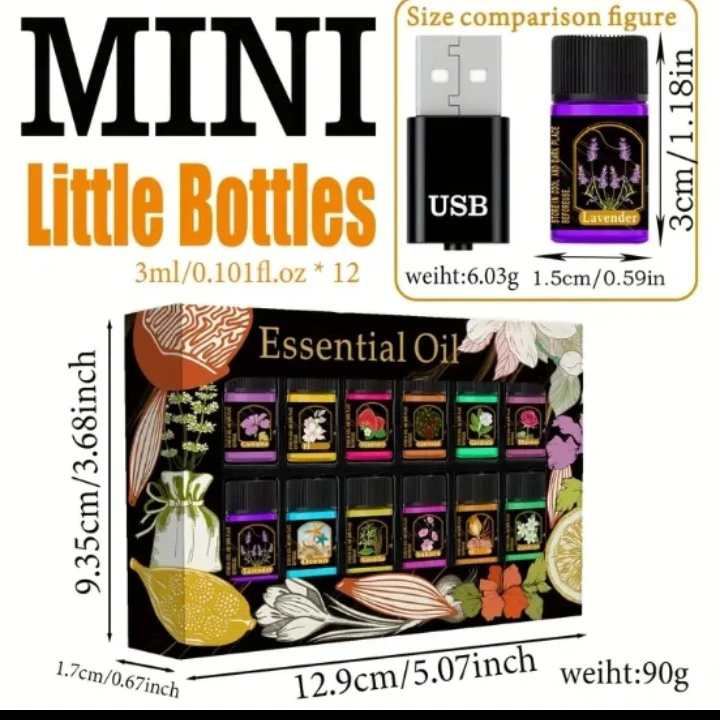 Essential Oil Set - 12 Mini Bottles - photo 2