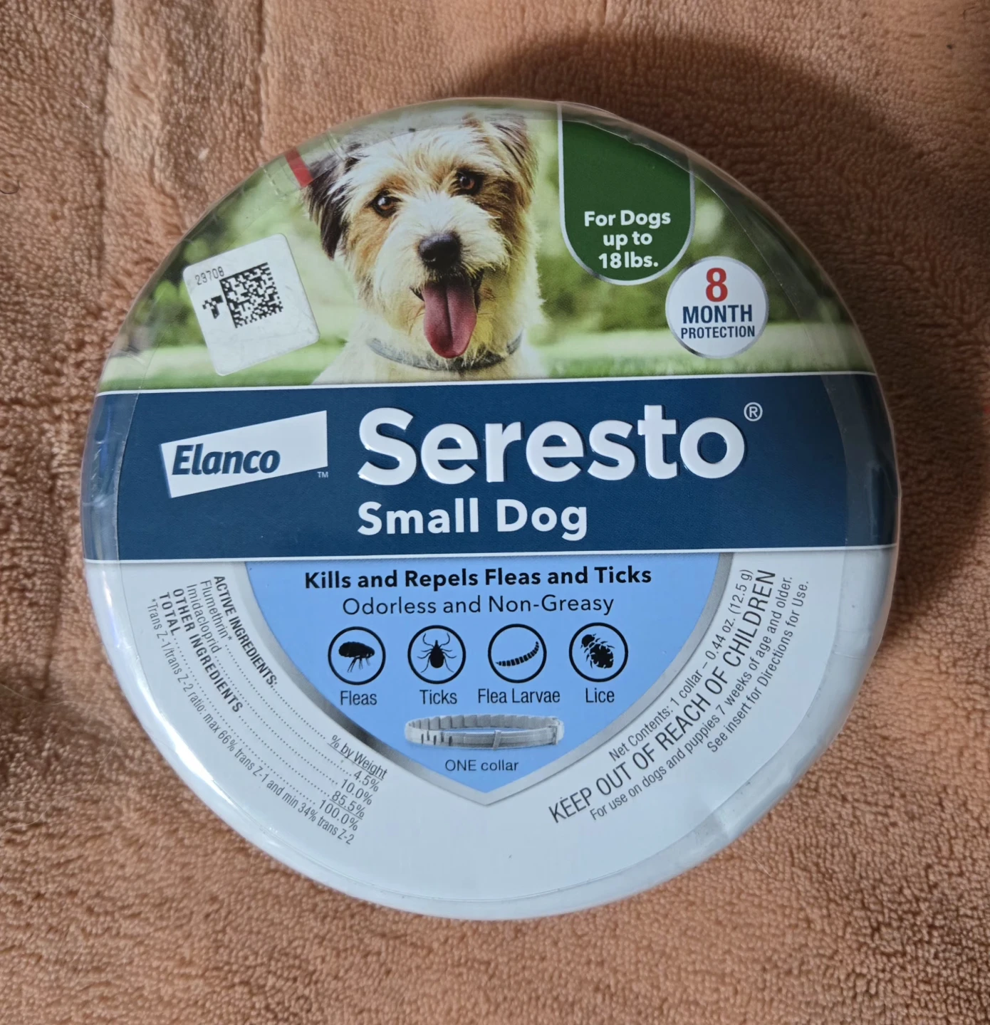 Seresto Small Dog Flea & Tick Collar - 8 Month Protection