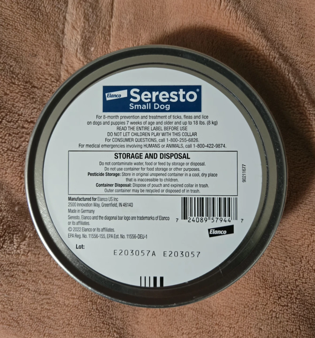 Seresto Small Dog Flea & Tick Collar - 8 Month Protection - photo 2