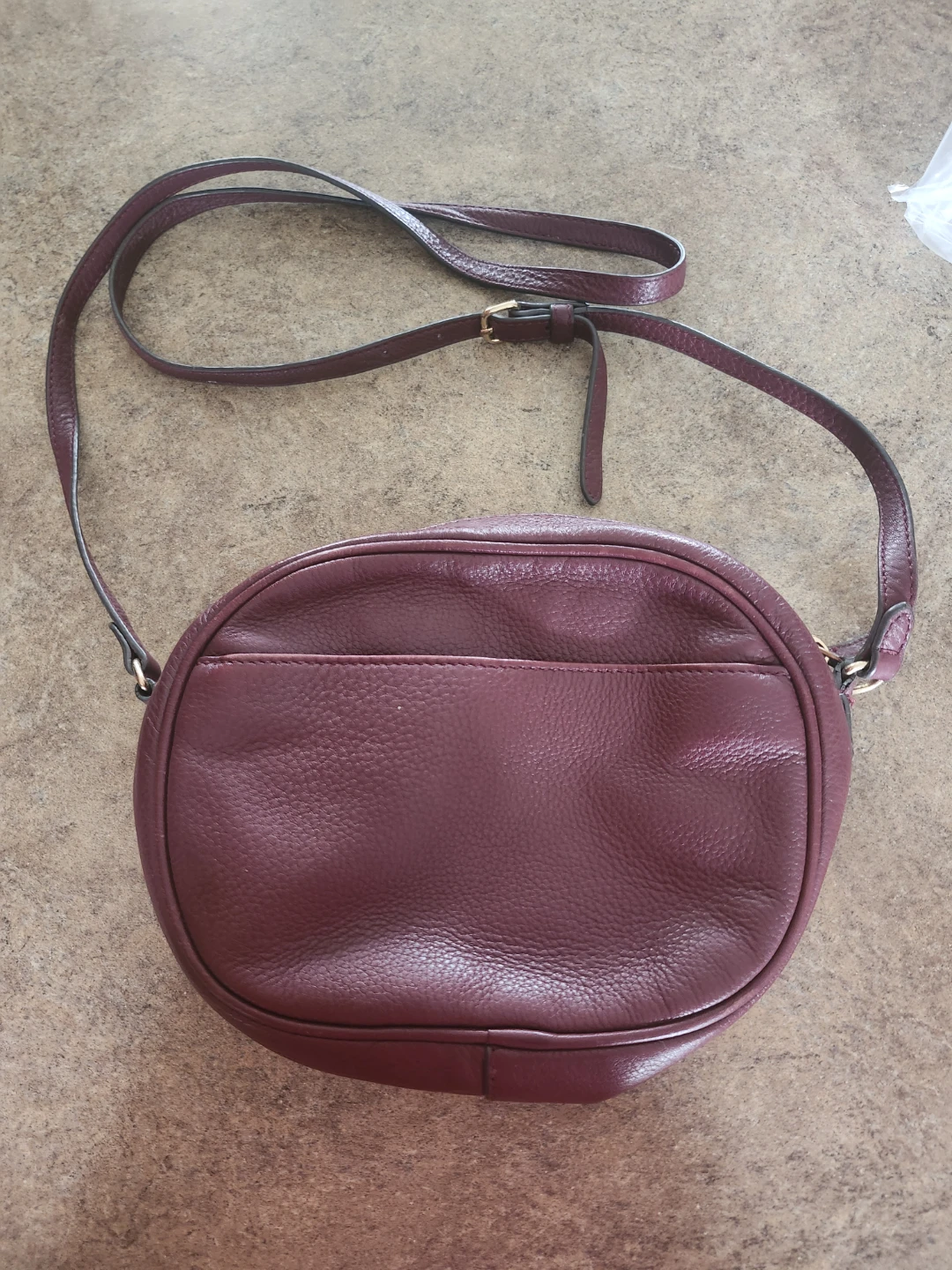 Vince Camuto Maroon Leather Crossbody Bag - photo 2