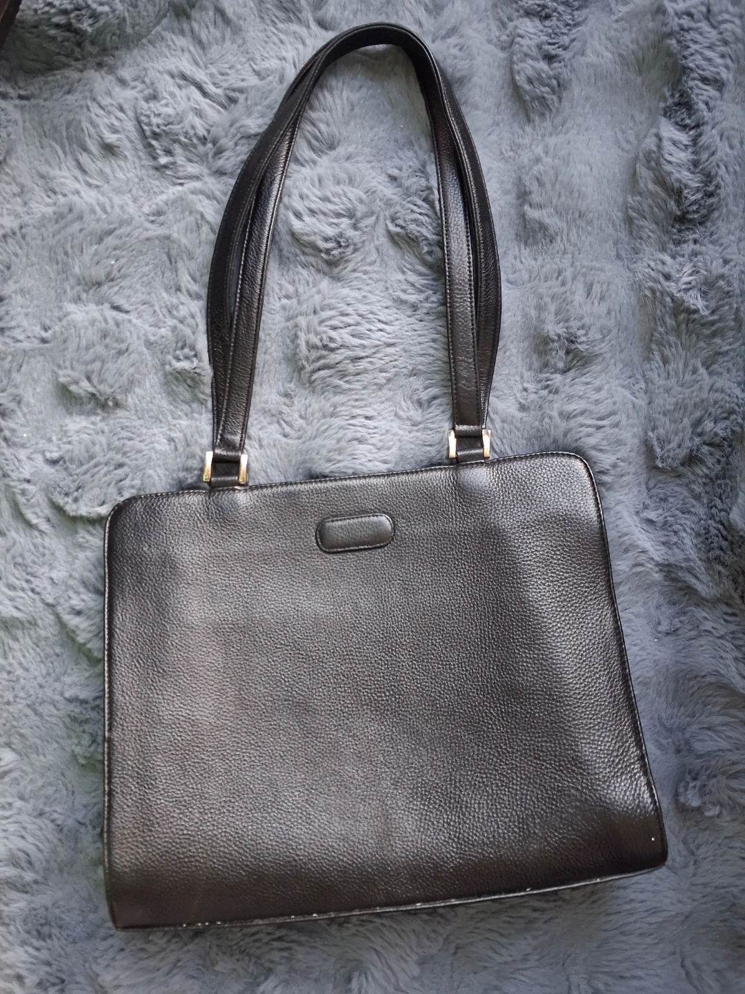 Elegant Black Organizer Shoulder Bag