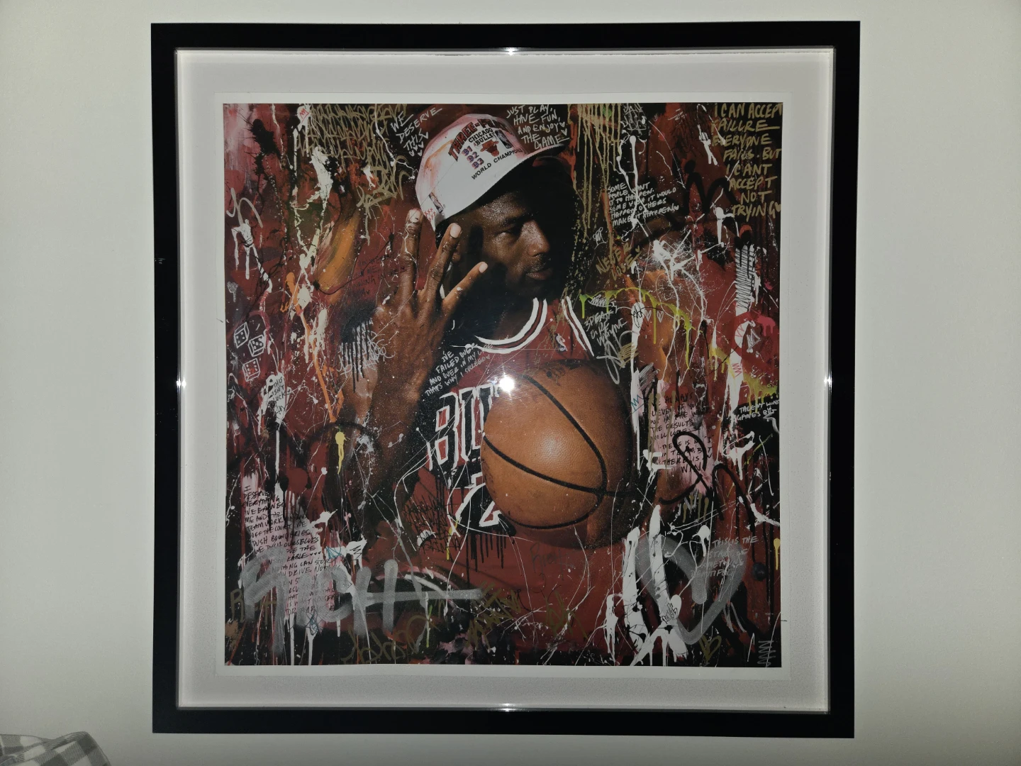 M. Jordan Bulls Art by Anthony Ricciardi