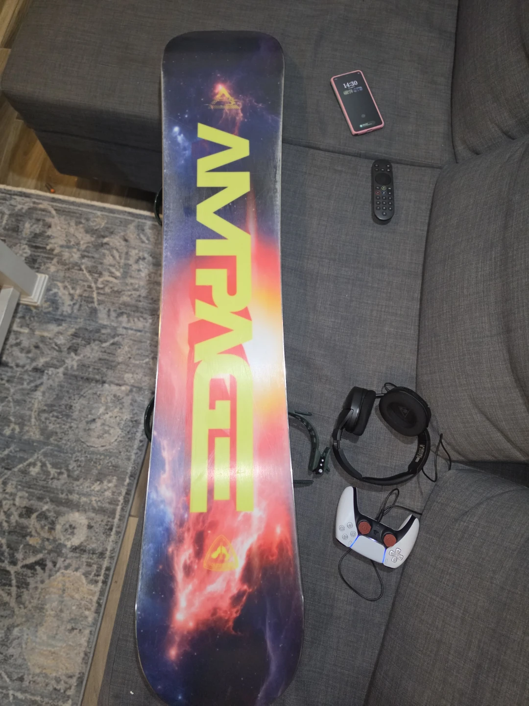 Ampage Snowboard with Bindings