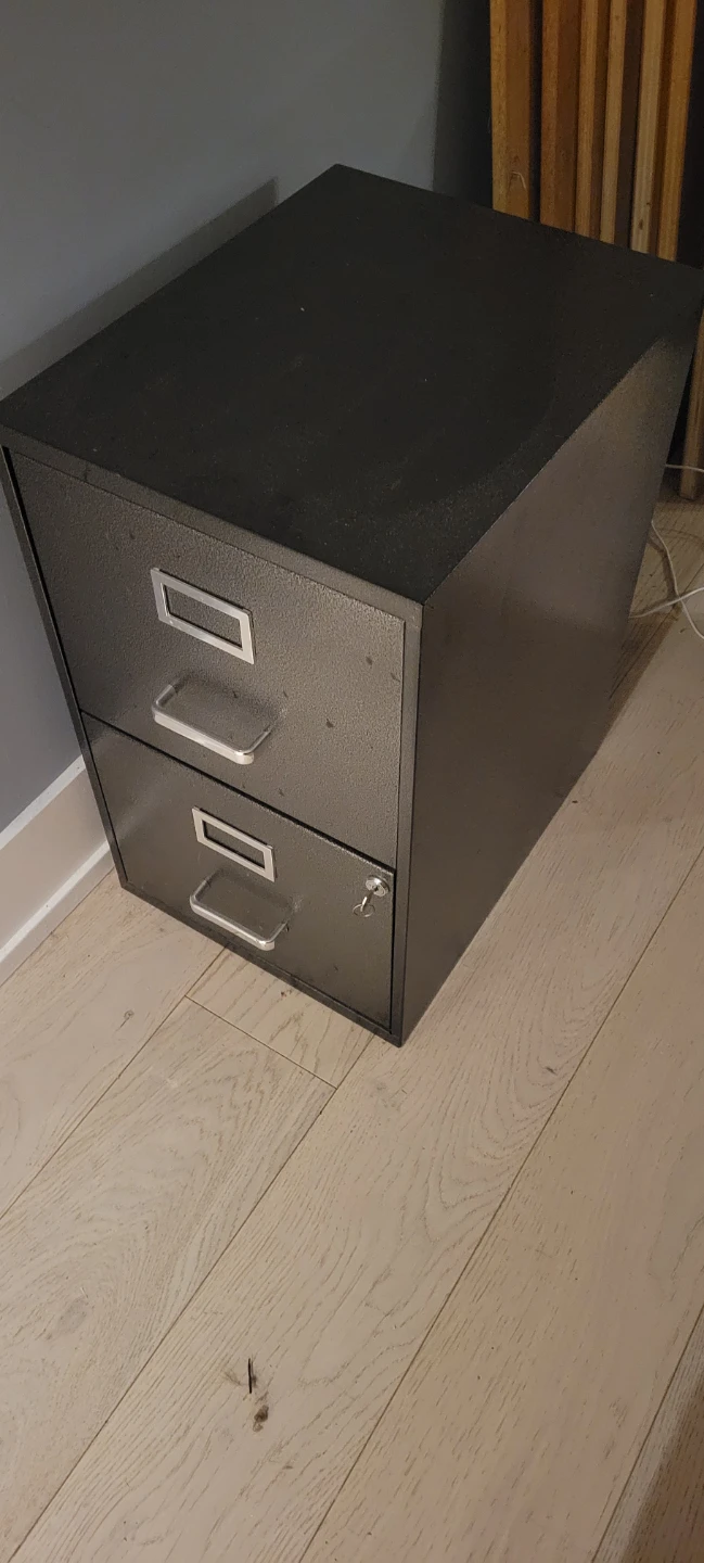 2 Drawer Metal Filing Cabinet