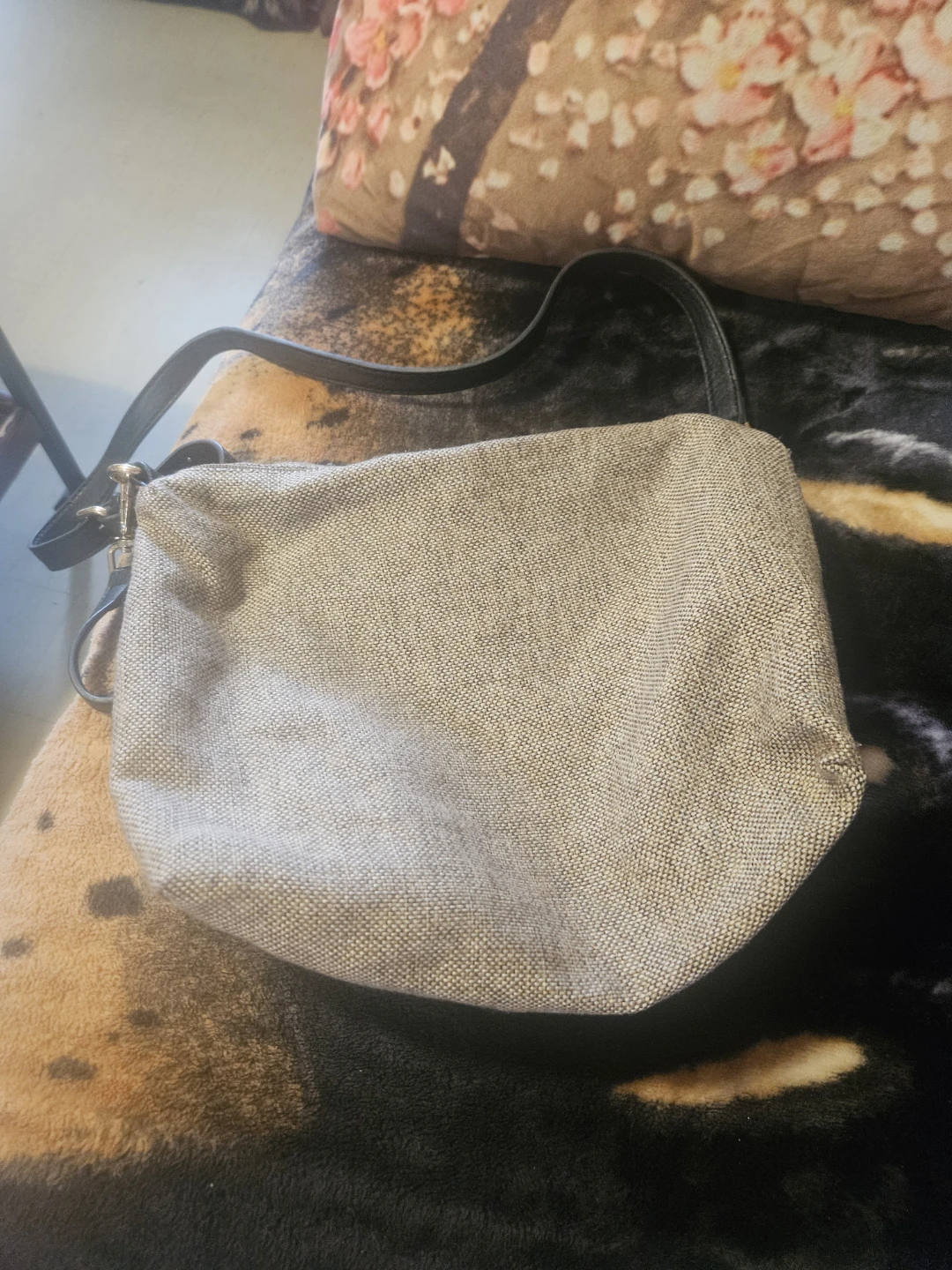 Tan Crossbody Bag with Adjustable Strap - photo 2