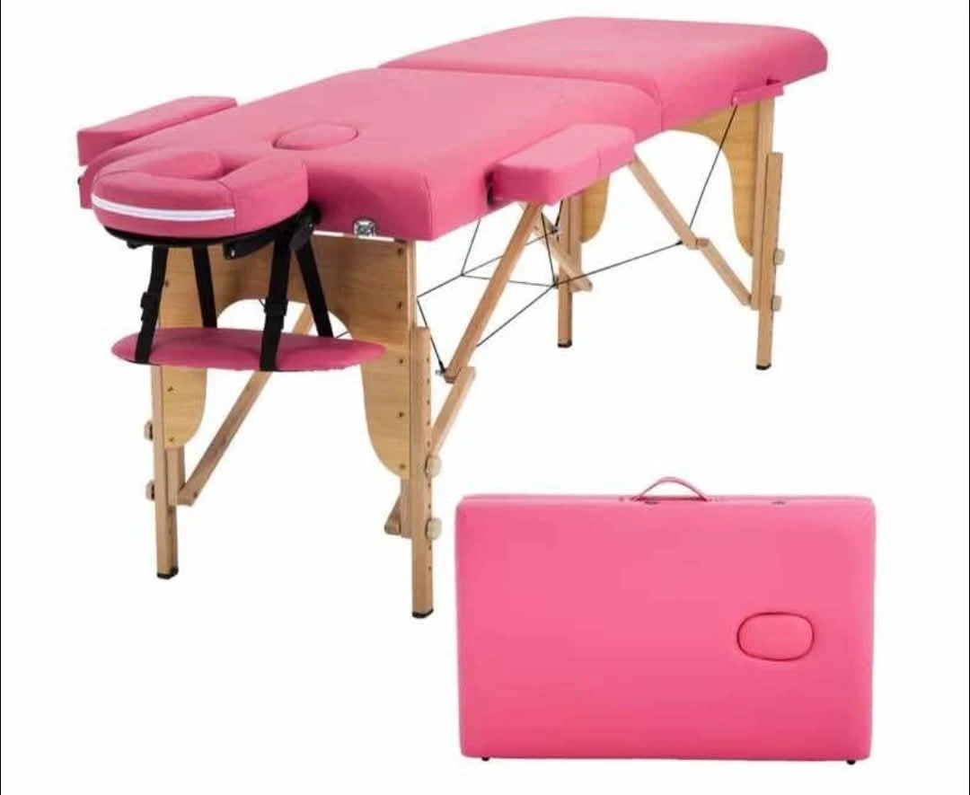 Pink Portable Massage Table