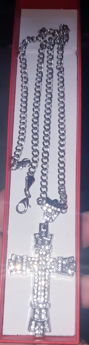 Ice Out Bling Cross With Chain - photo 3
