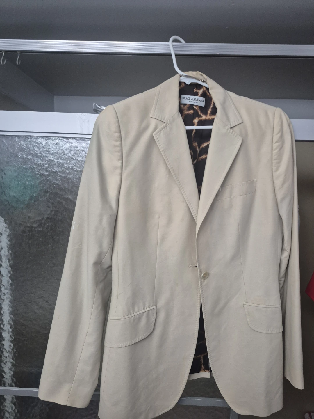 Dolce & Gabbana Cream Blazer – Size 46 - photo 2