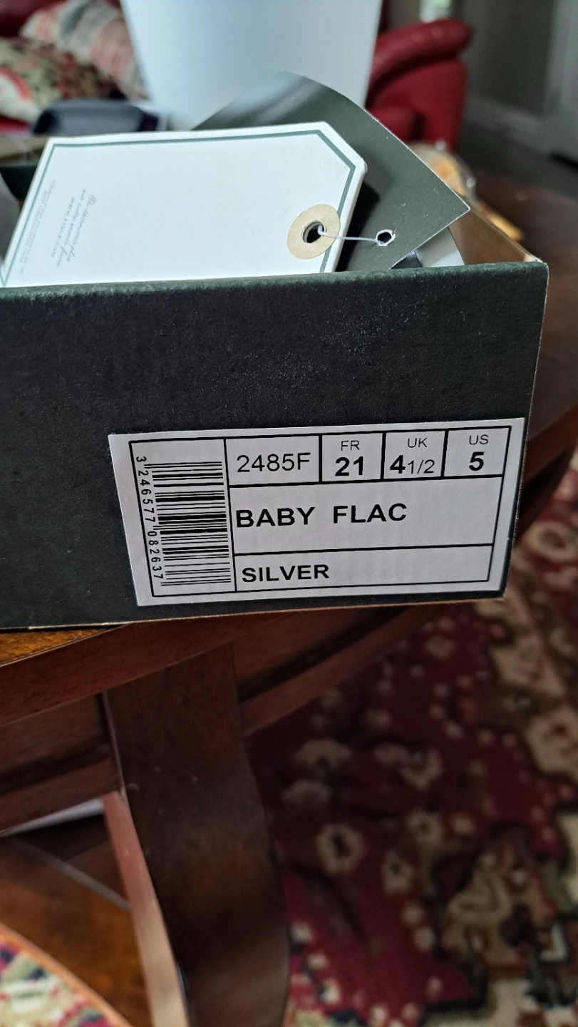 Aigle Babyflac Silver Rain Boots - Size US 5 - photo 4