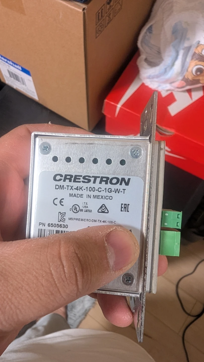 Crestron DM-TX-4K-100-C-1G-W-T DM Transmitter