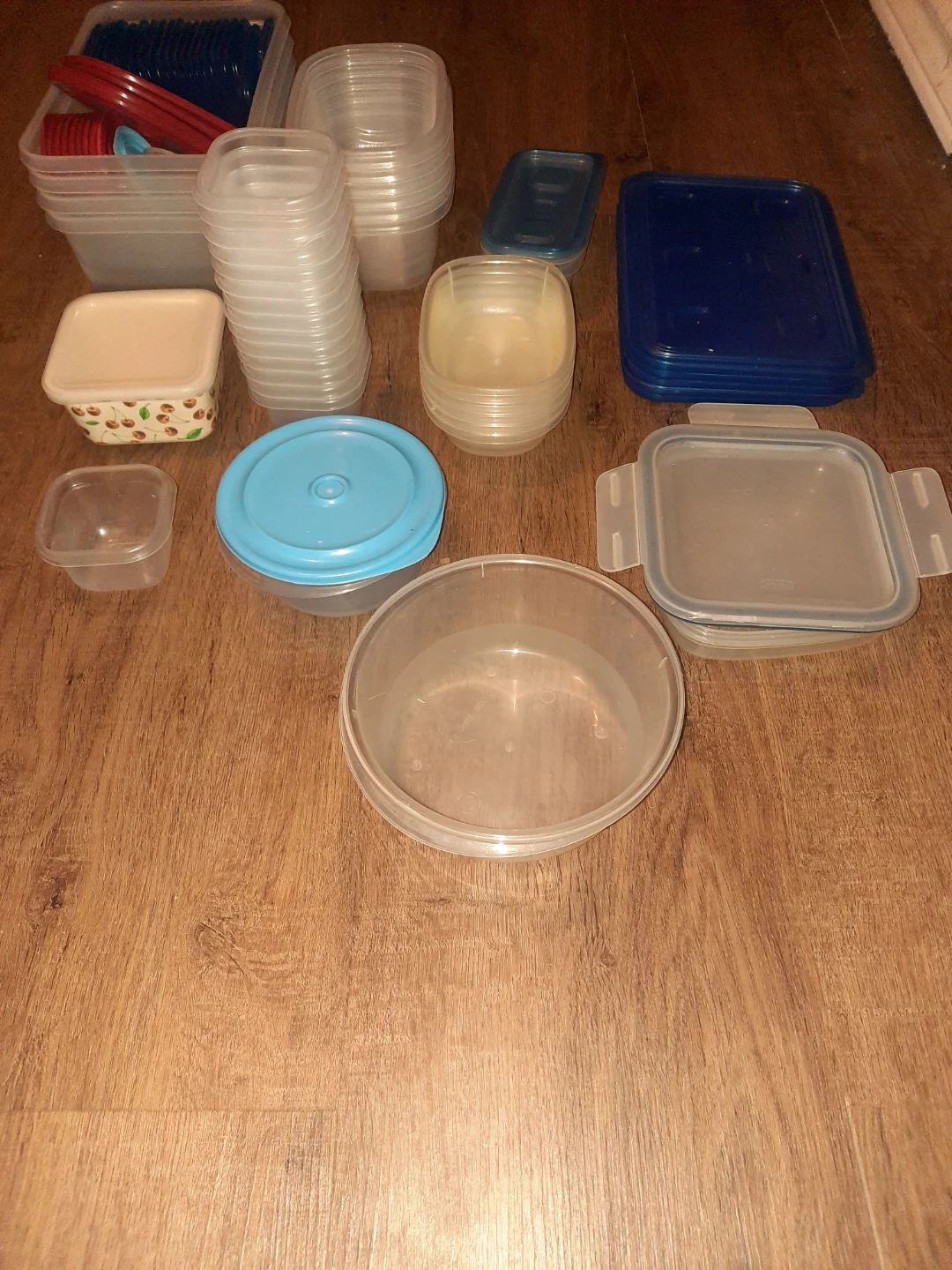 Assorted Plastic Food Storage Containers