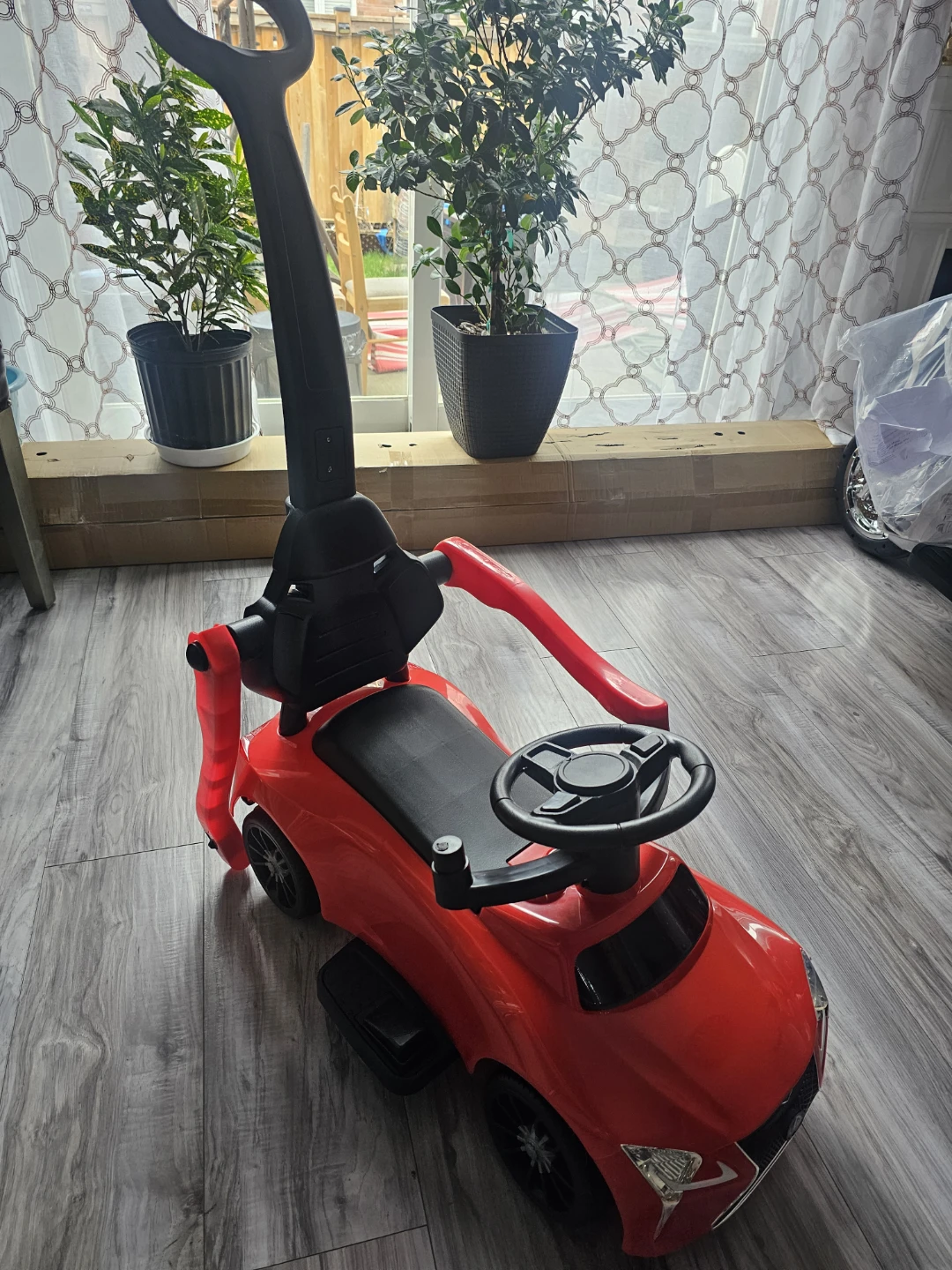 Red Ride-On Push Car with Handle - photo 3