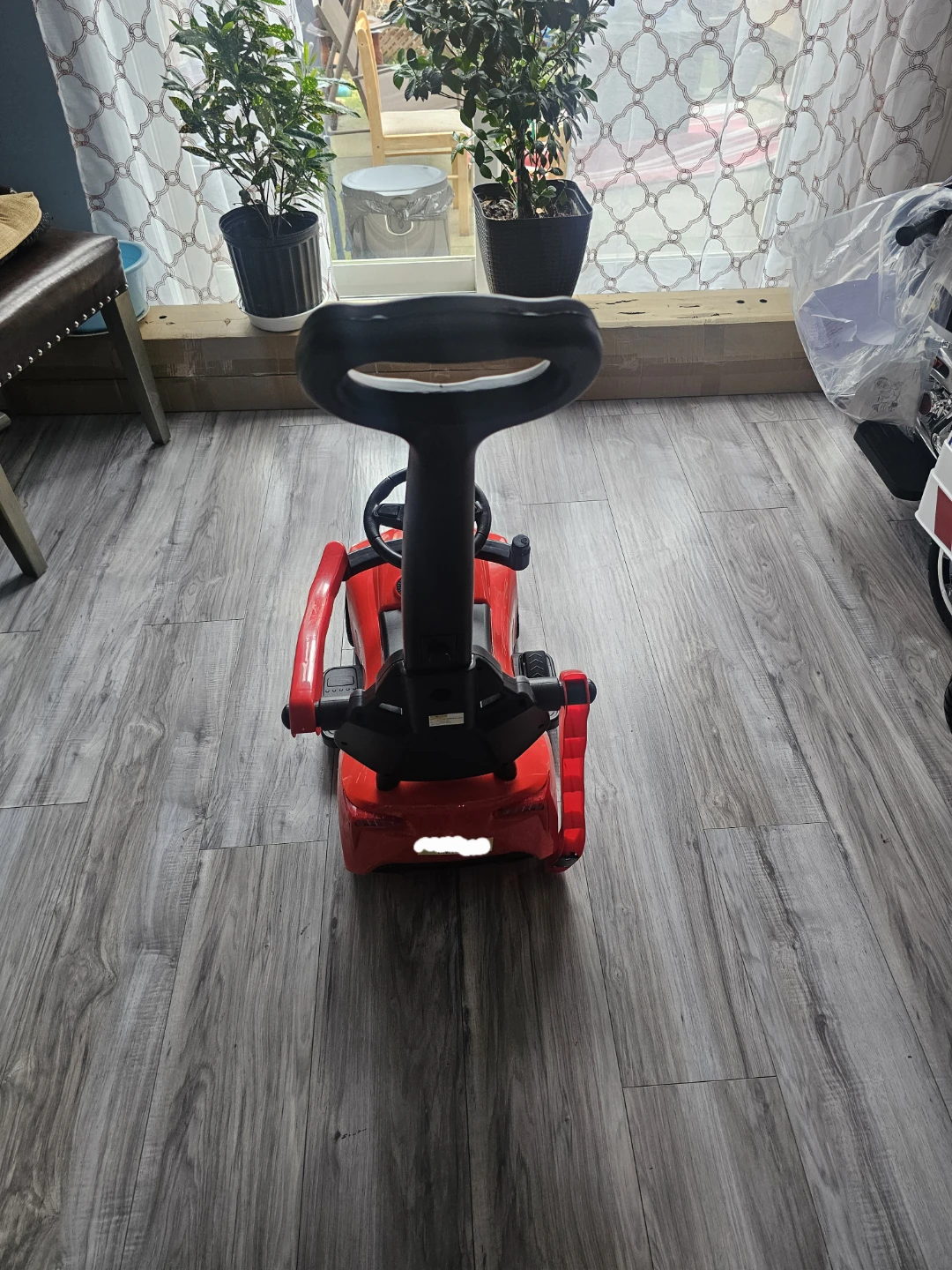 Red Ride-On Push Car with Handle - photo 4