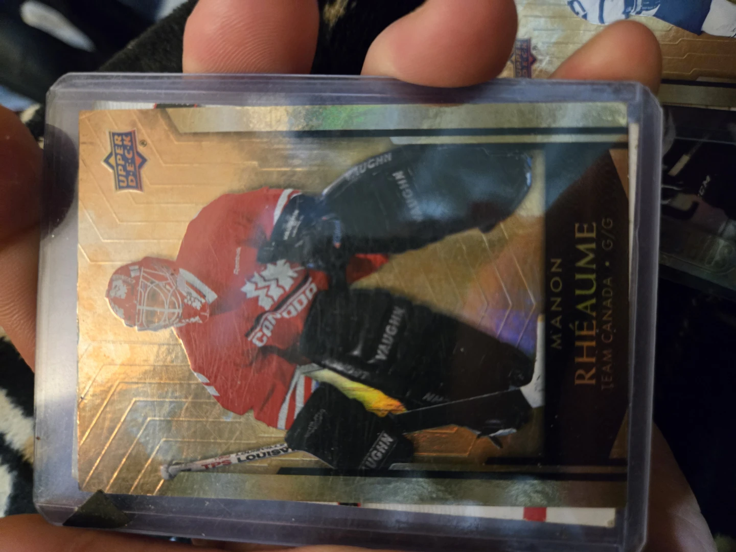 Upper Deck Manon Rhéaume Hockey Card