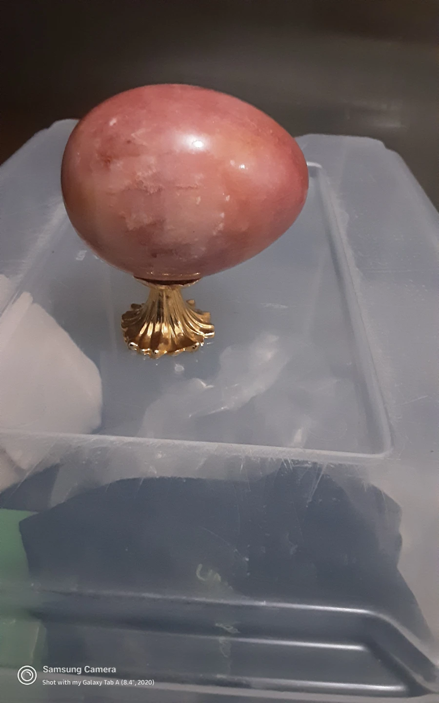 Natural Rose Quartz Egg, Easter, decor... - photo 2
