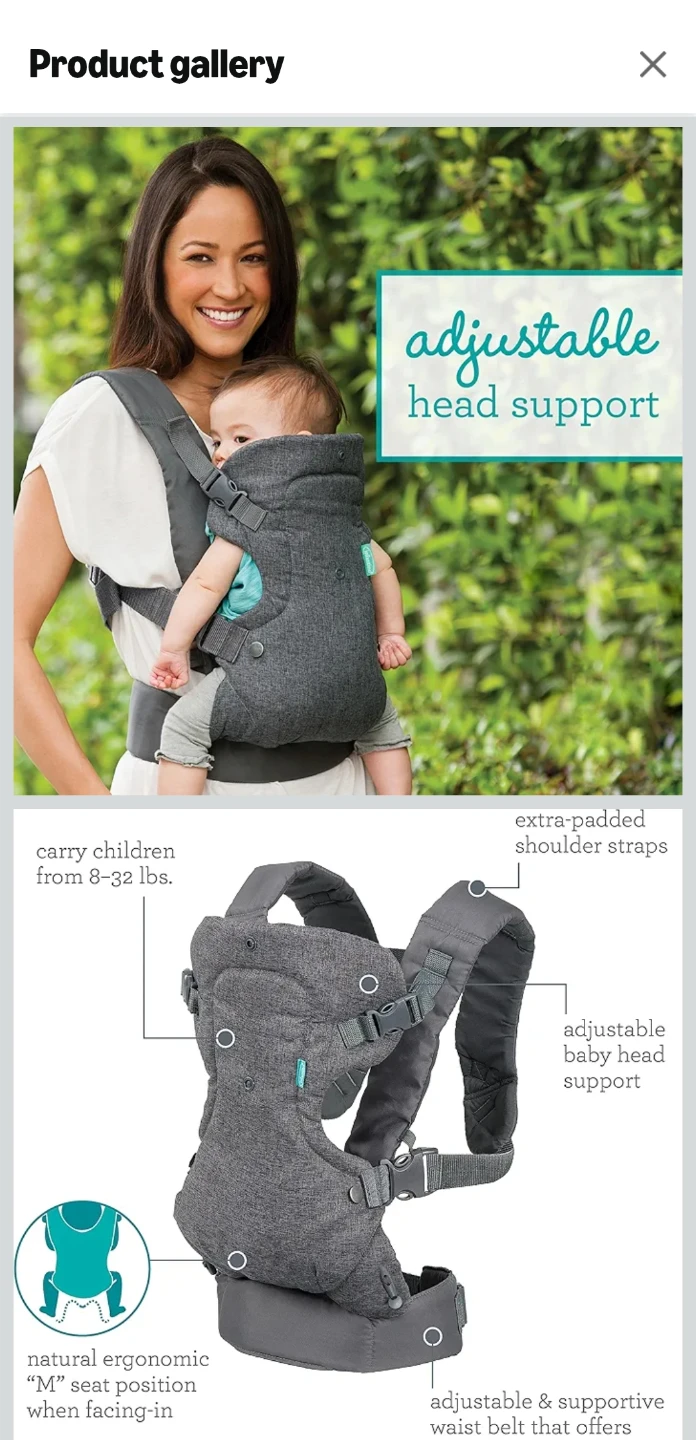 Infantino Baby Carrier - photo 3