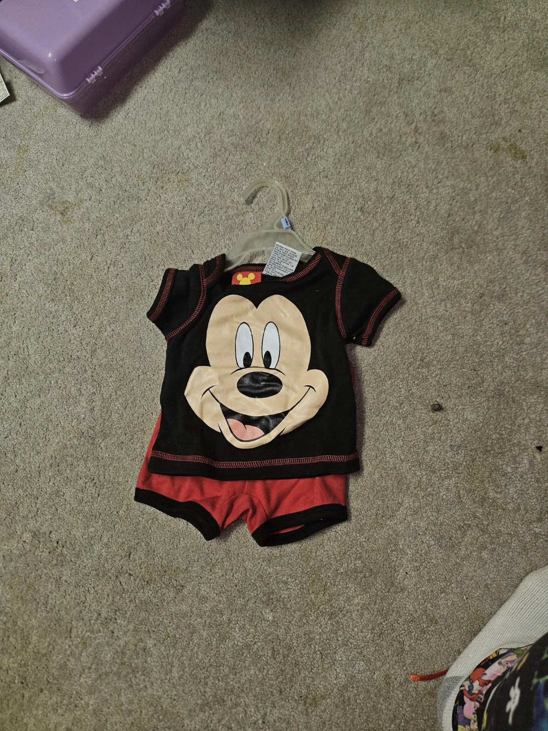 Mickey Mouse Baby Outfit 3/6M
