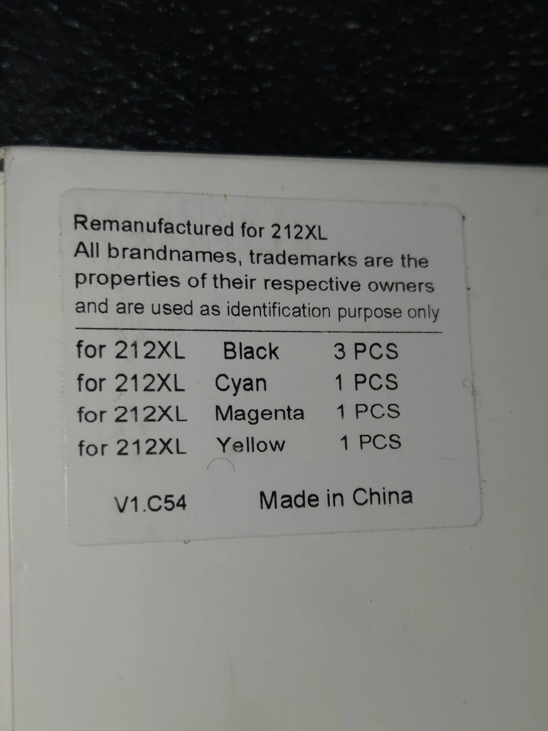 Remanufactured Ink Cartridges for 212XL