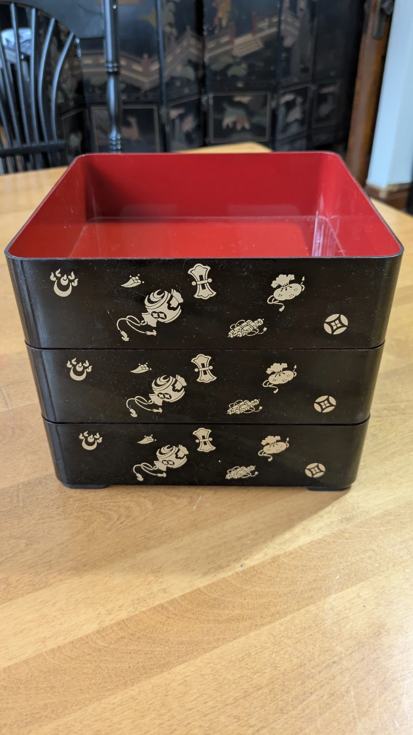 Vintage Bento Box Stackable Tiered Lunch Box - photo 2