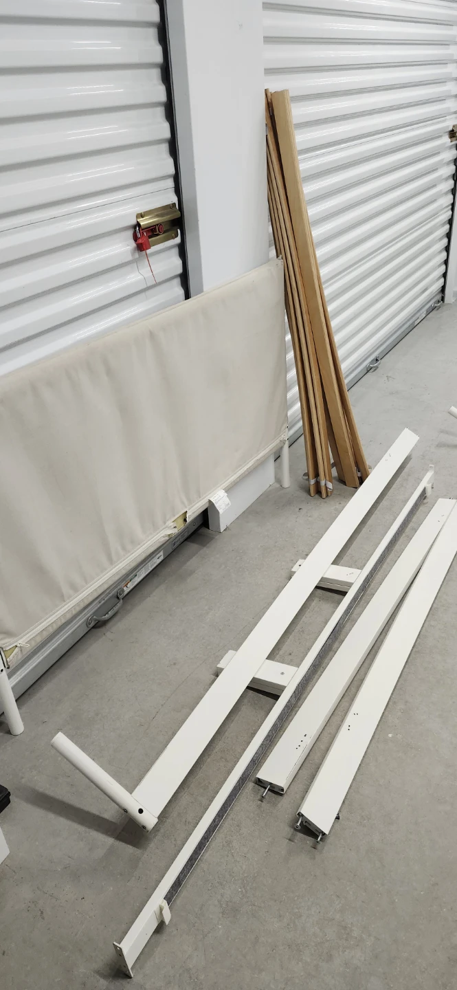 Ikea double size bed frame with slats - photo 4