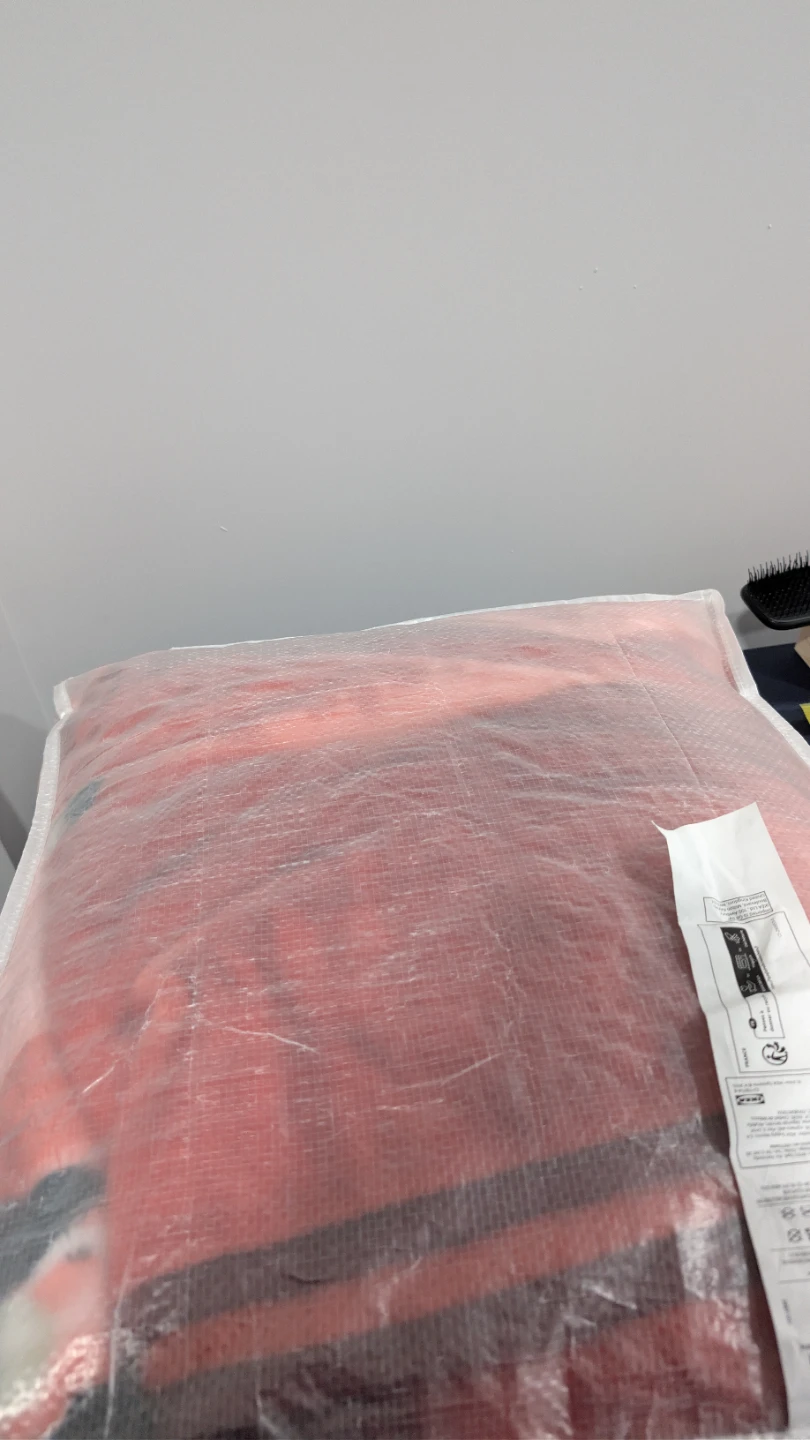 Red Blanket in Storage Bag