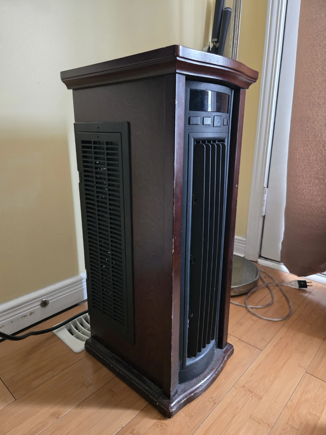 Tower Heater with Wooden Base - photo 2