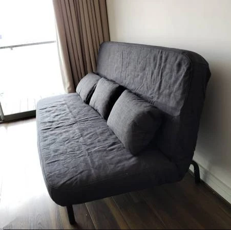 IKEA NYHAMN Sofabed, pocket spring mattress/gray - photo 2