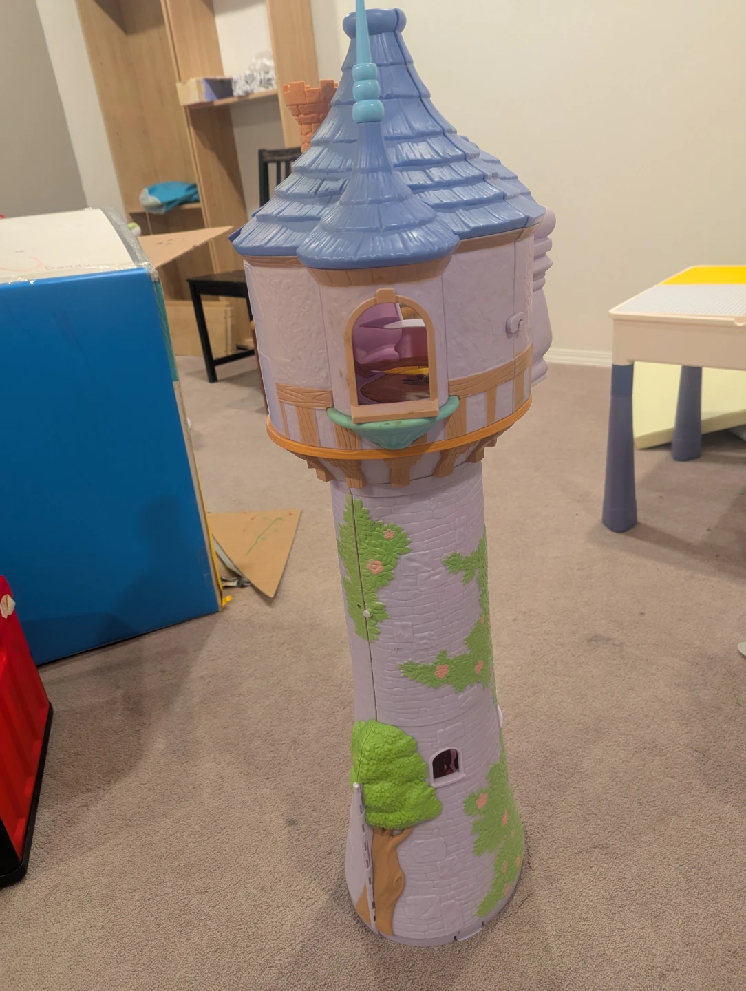 Rapunzel doll tower