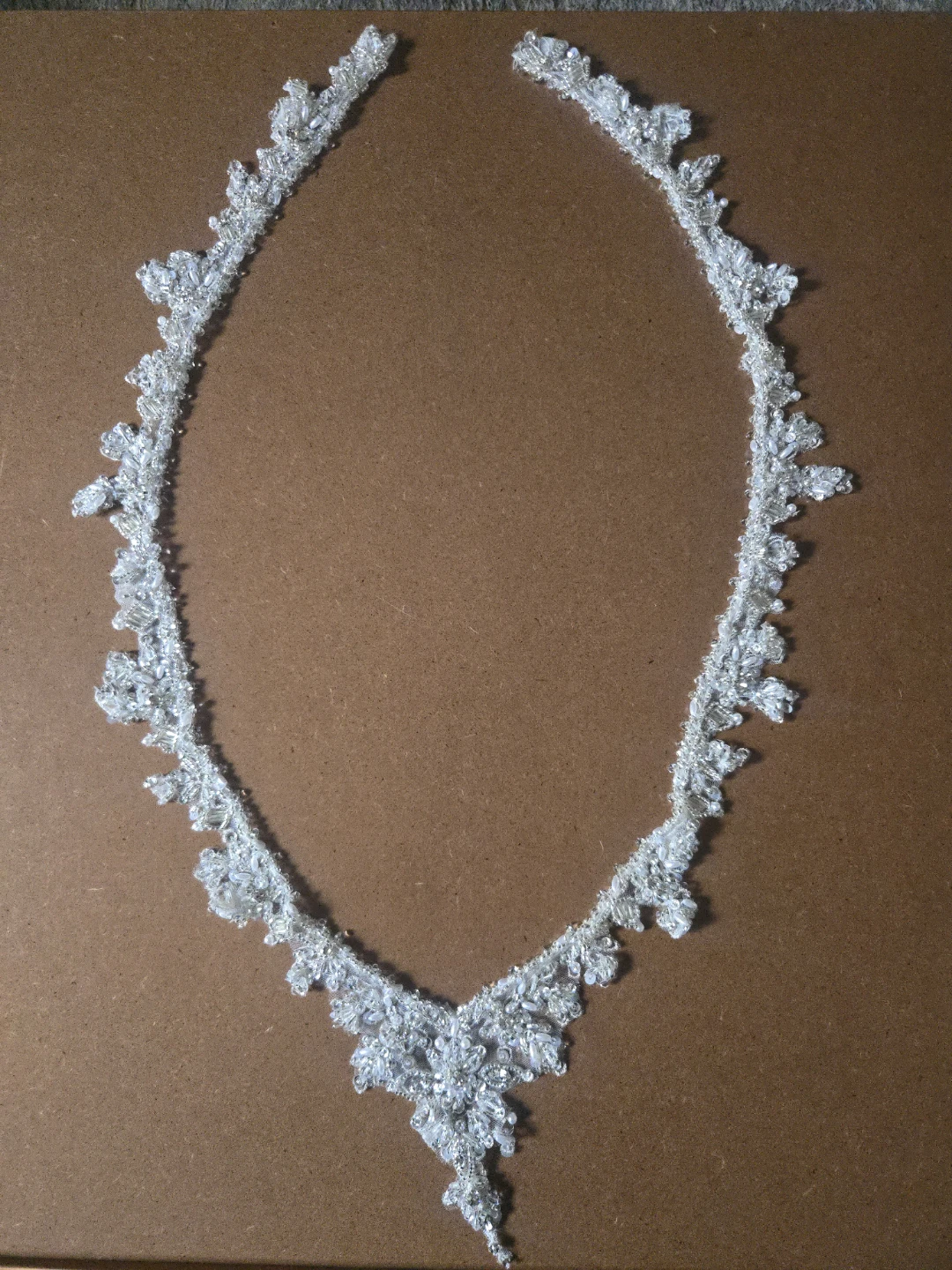Beaded Lace Trim Applique