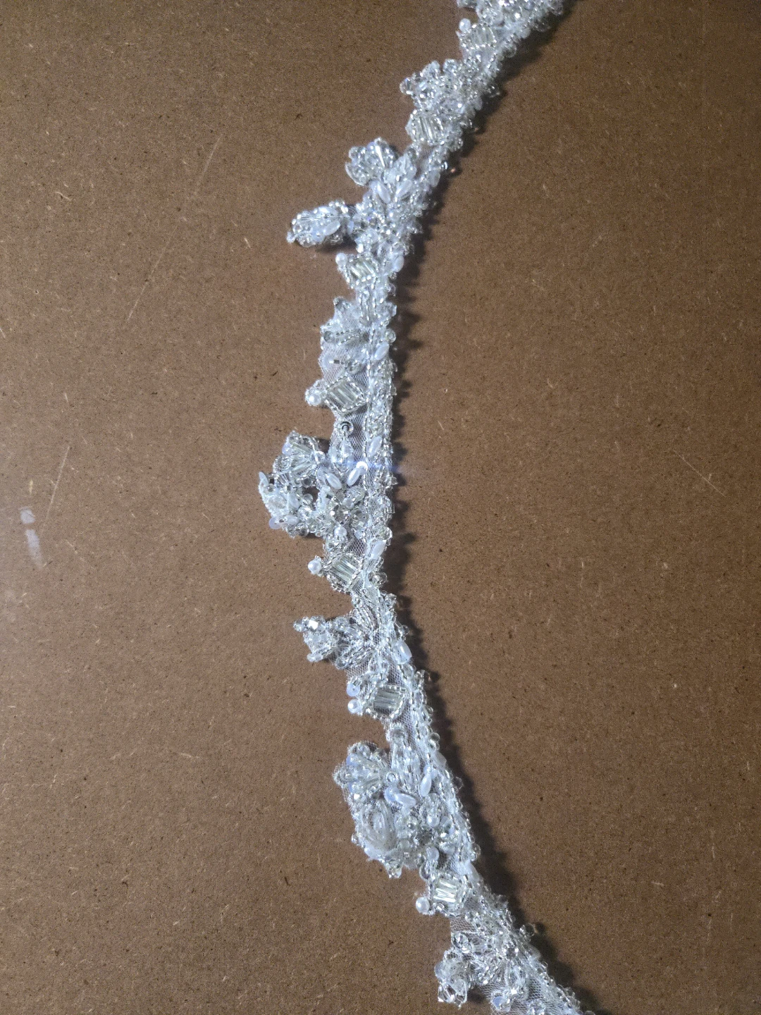 Beaded Lace Trim Applique - photo 3