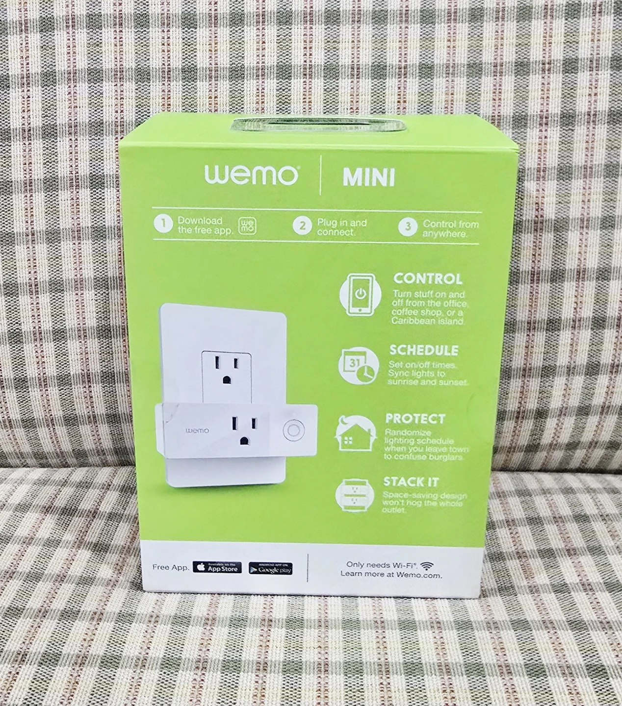 Wemo Mini Wi-Fi Smart Plug - NEW! - photo 2