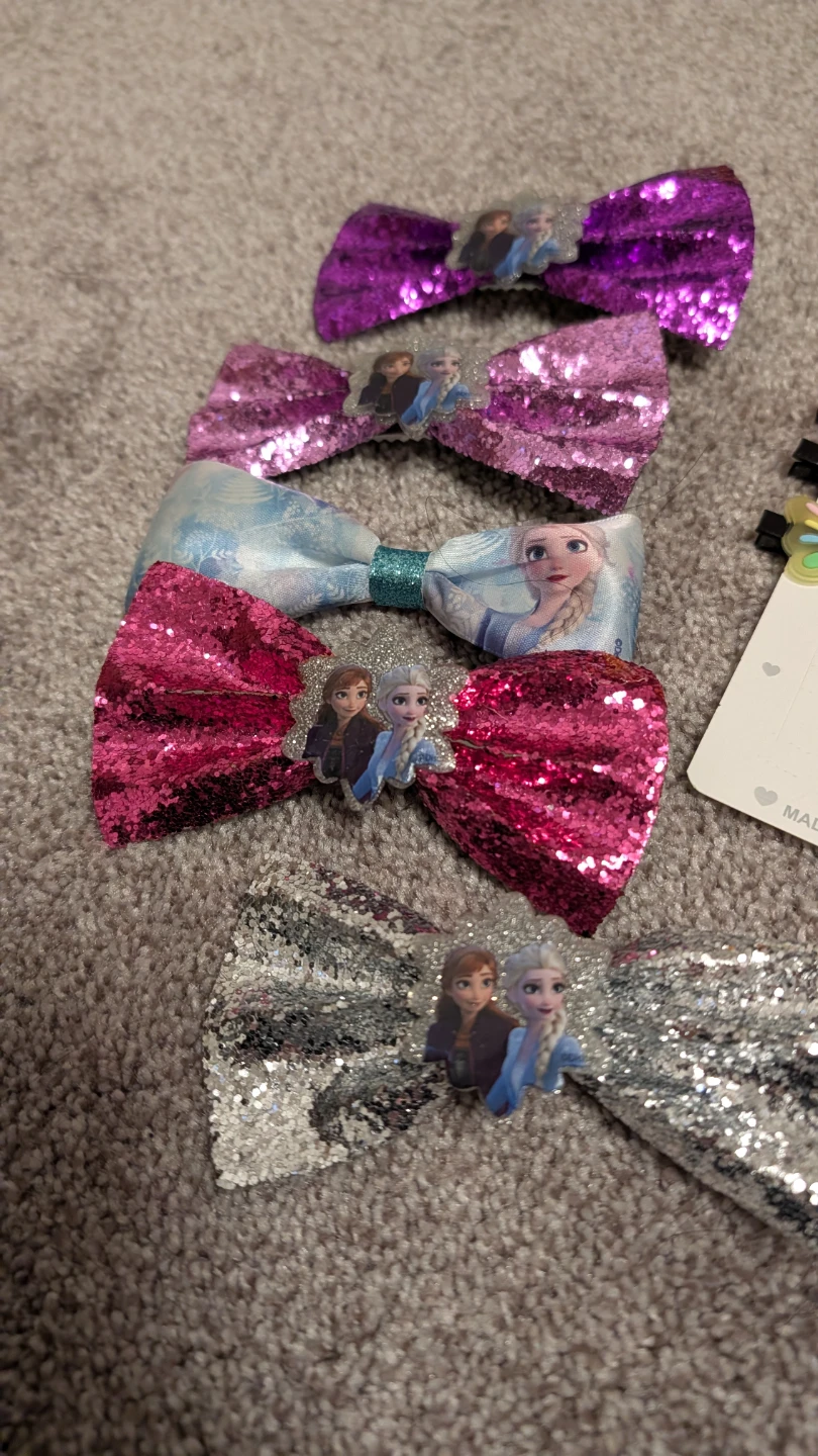Kids Hair Accessories Set with Bows and Hair Clips - photo 2
