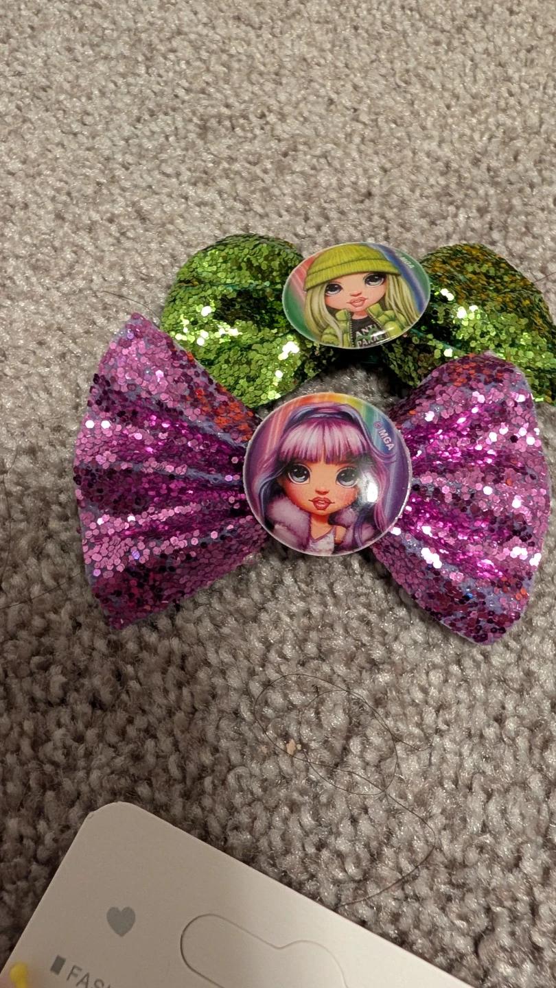 Kids Hair Accessories Set with Bows and Hair Clips - photo 4