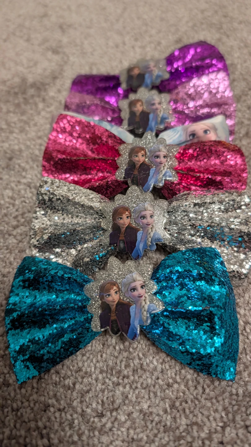 Kids Hair Accessories Set with Bows and Hair Clips - photo 5
