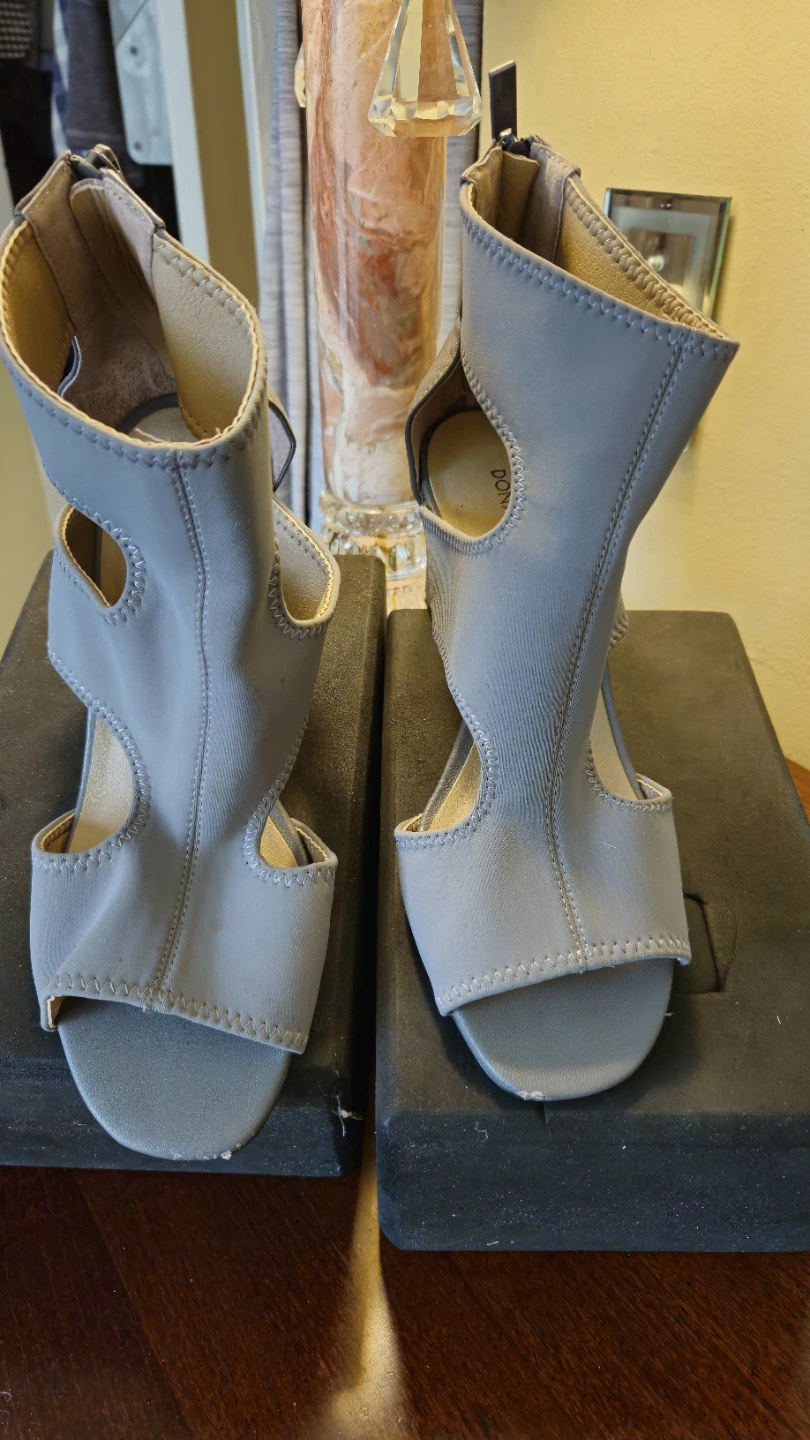 Donald Pliner Grey Heeled Sandals