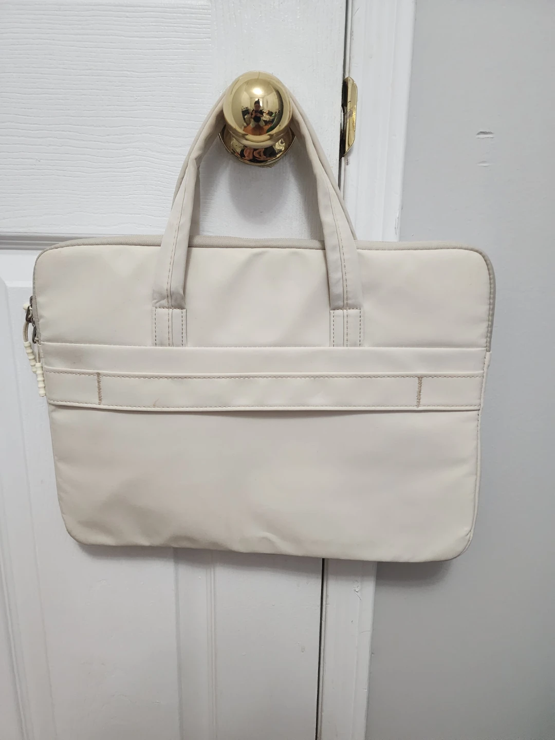 13" Padded Laptop Bag with Handles - Cream - photo 2