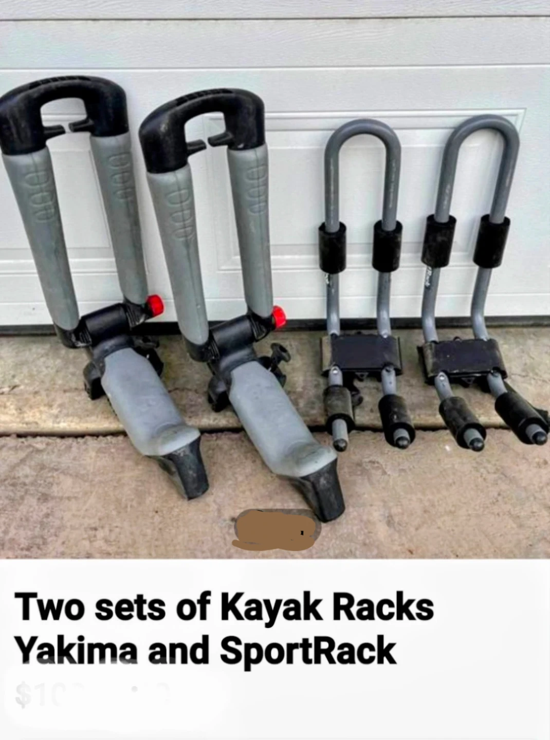 Yakima and SportRack Kayak Racks - 2 Sets