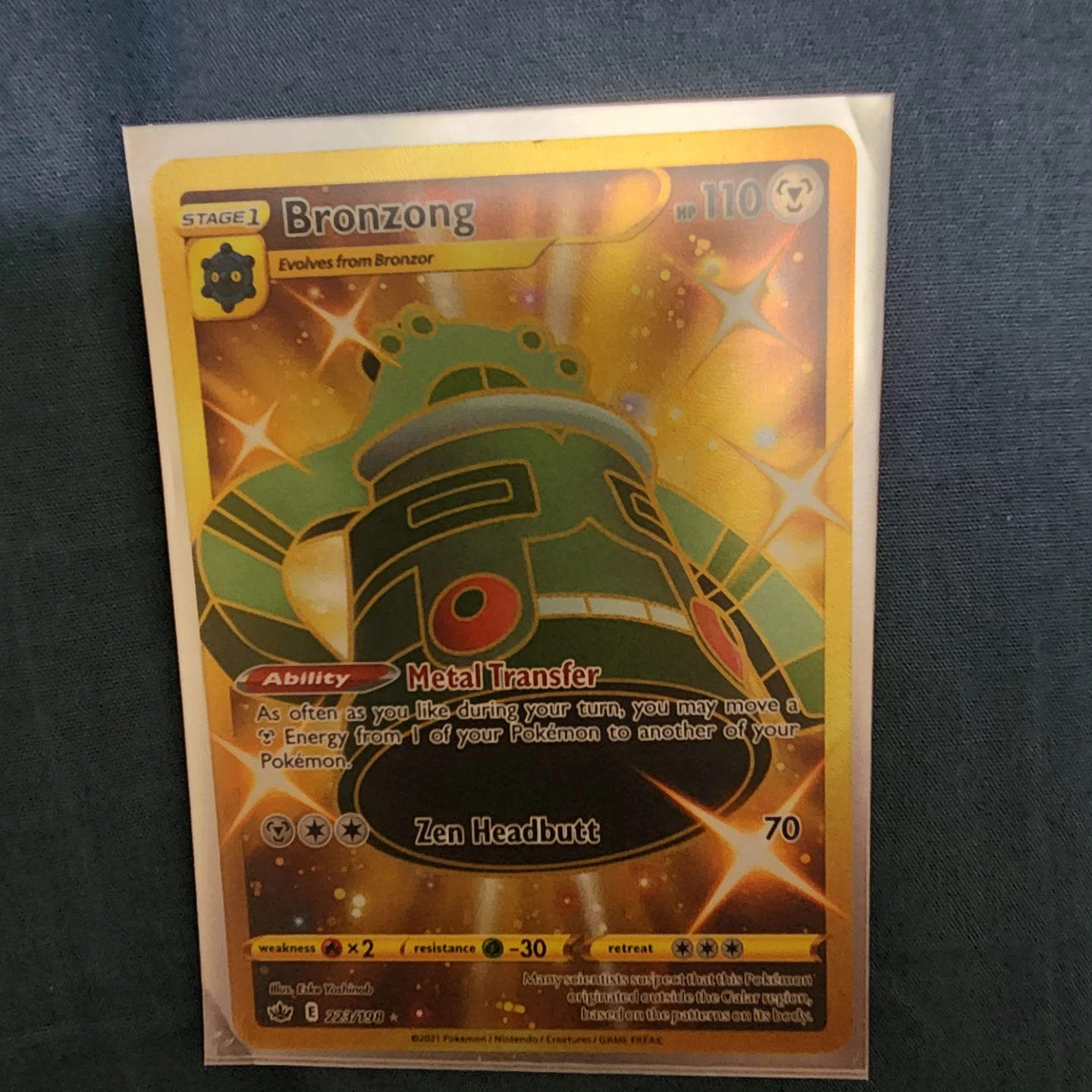 Pokemon Cards: Bronzong, Grimmsnarl VMAX, Karen's Conviction - photo 3