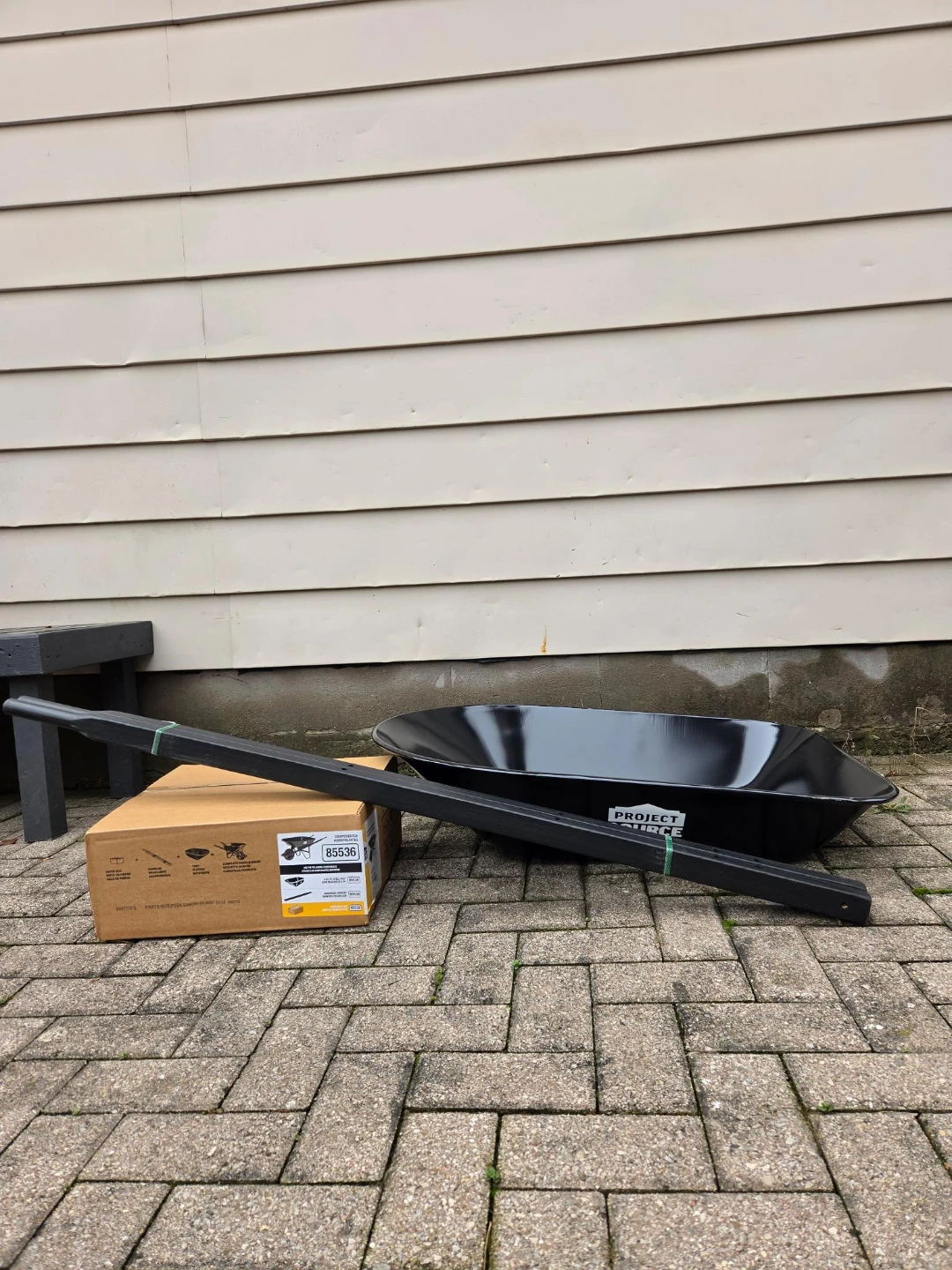 Project Source 4 Cu. Ft. Steel Wheelbarrow - photo 4