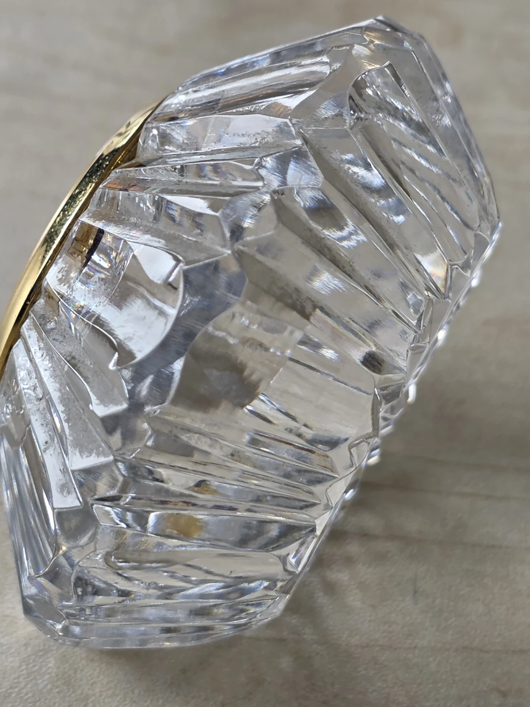 Crystal Glass Desk Clock - photo 5
