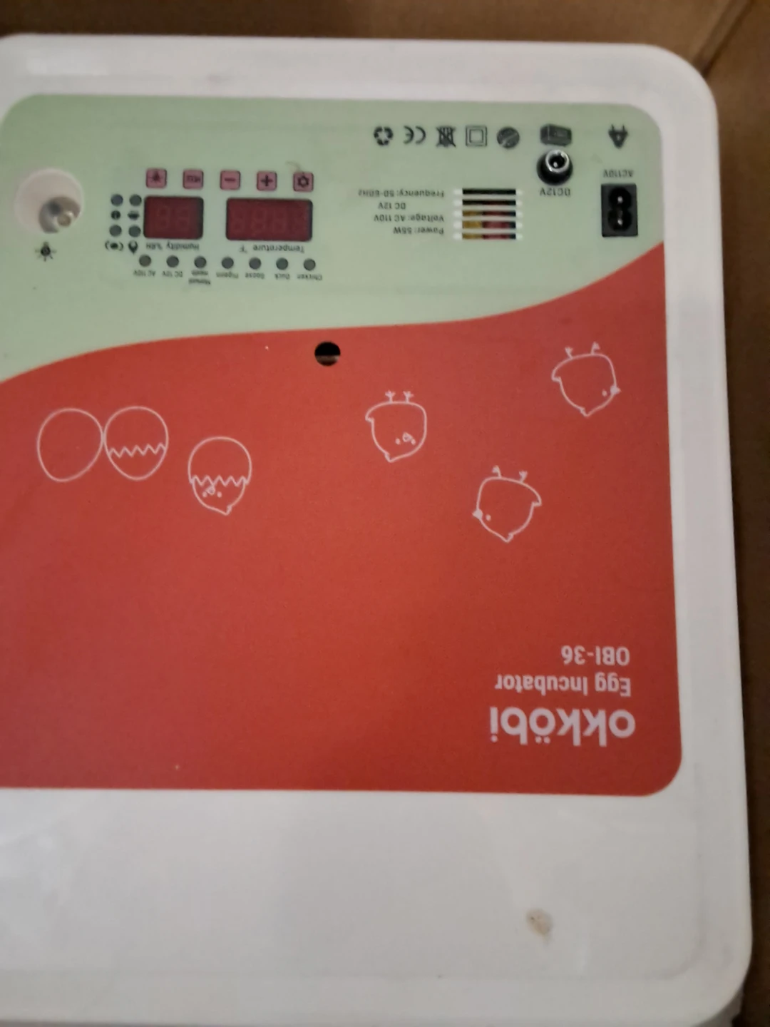 Okkobi OBI-36 Egg Incubator