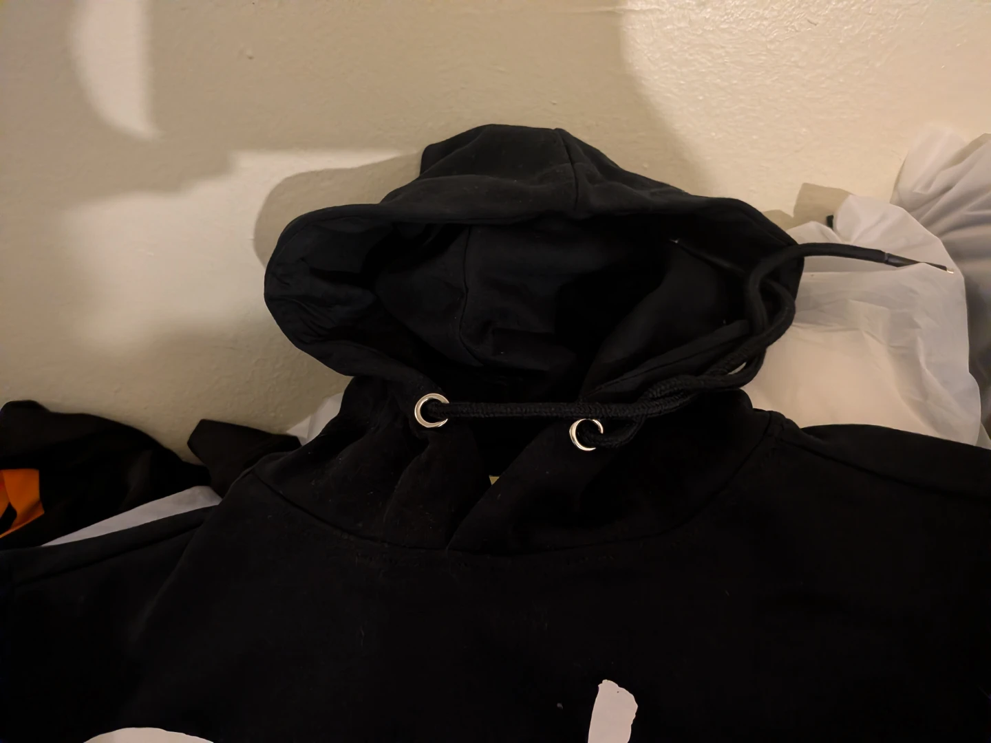 Black "Power" Graphic Hoodie