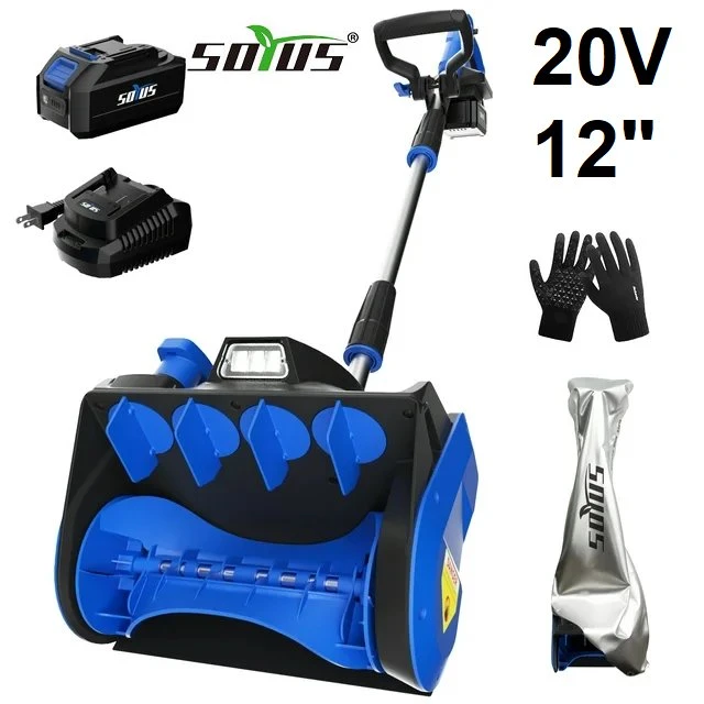 SOYUS 20V 12" Battery Operated Electric Snow Shovel ❄️🔋🌨️ - photo 2