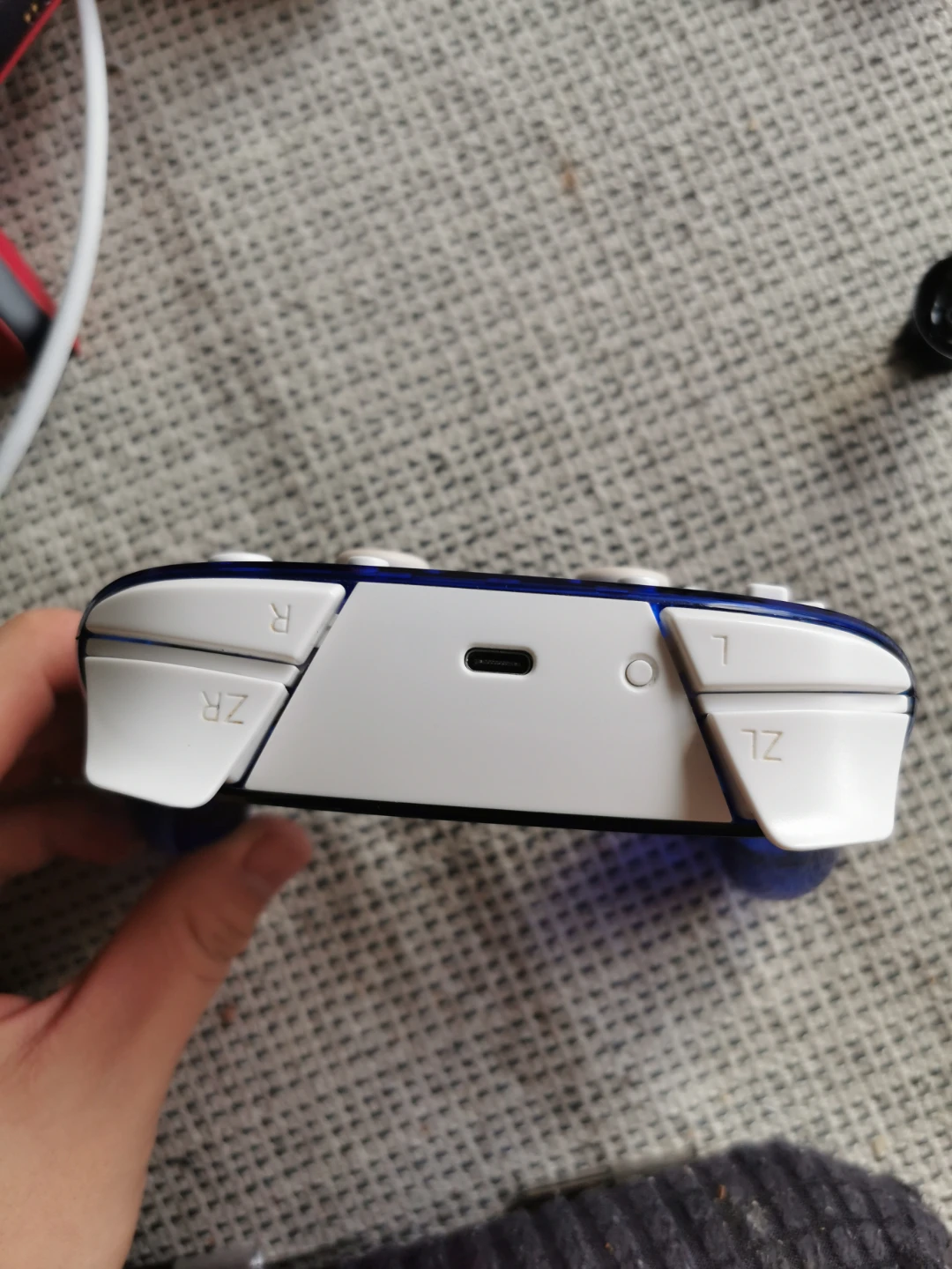 Blue Wireless Game Controller - photo 3