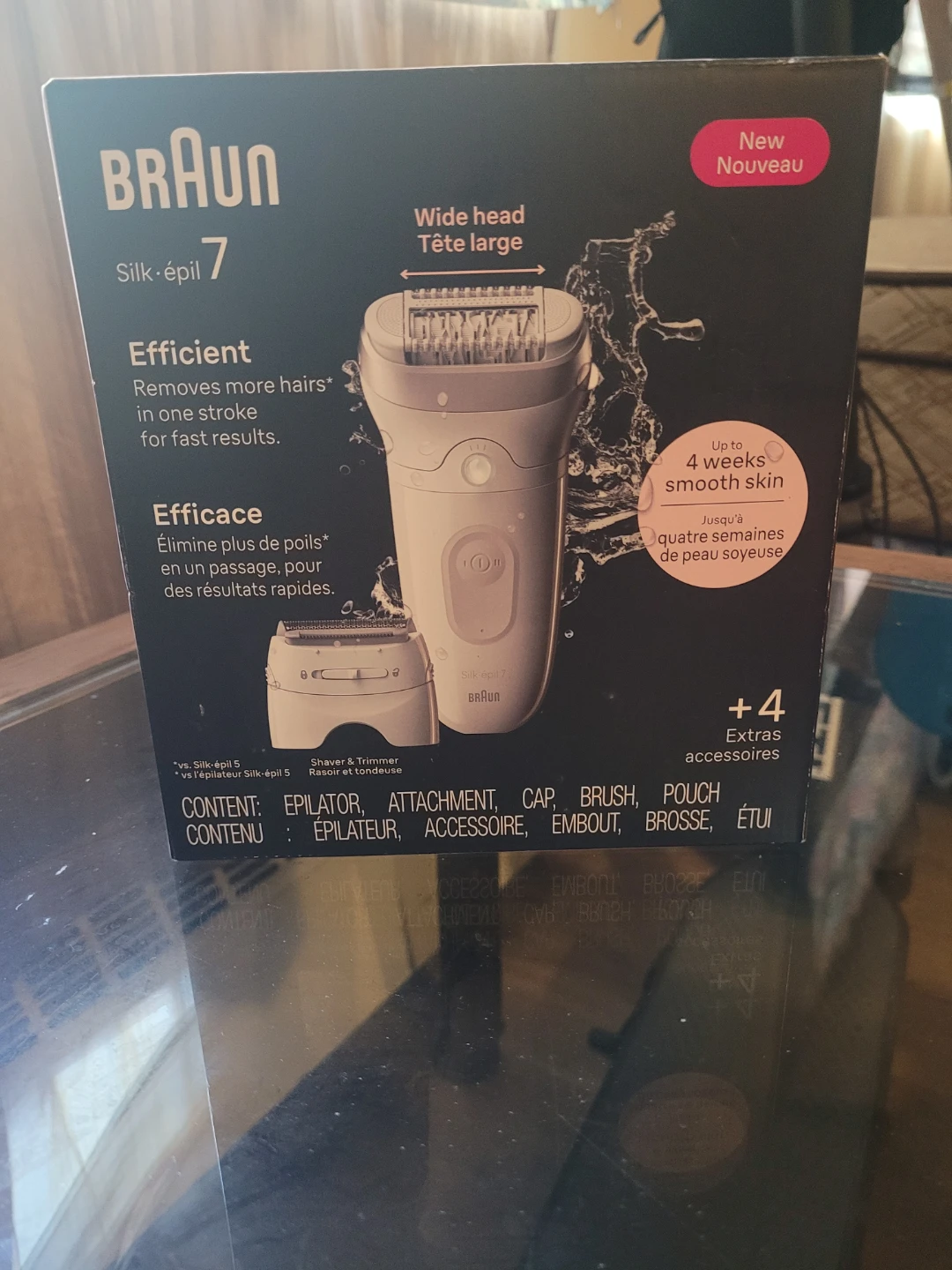 Braun Silk-épil 7 Epilator with 4 Extras