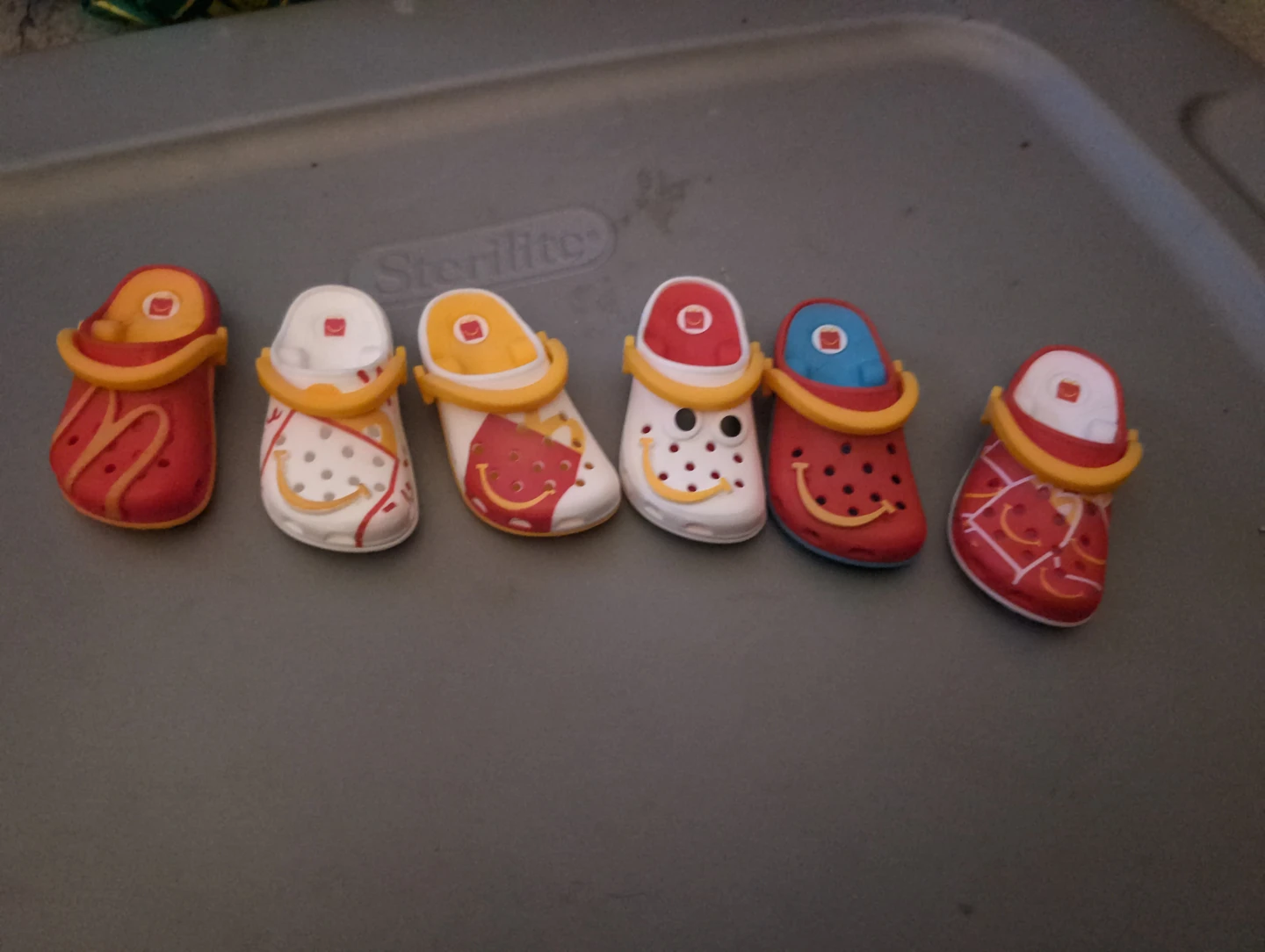 Set of 6 McDonald's Themed Croc Charms