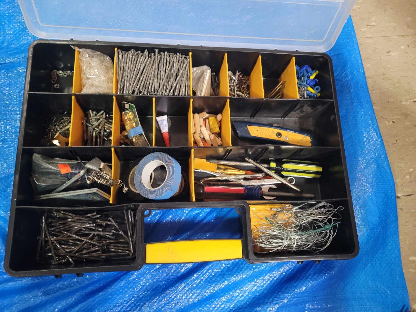 Assorted Hardware and Tools Organizer Box - photo 2