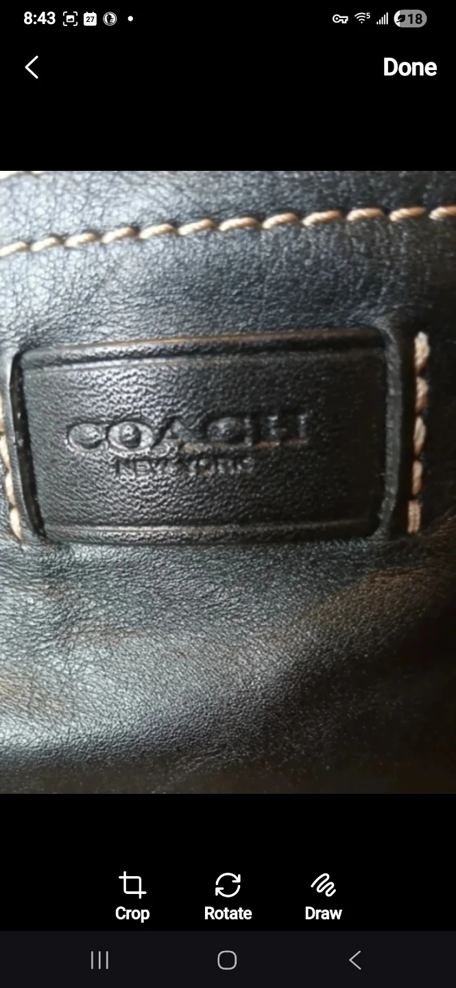 COACH HADLEY WOMEN'S BLACK PEBBLED LEATHER BAG🌱 - photo 5